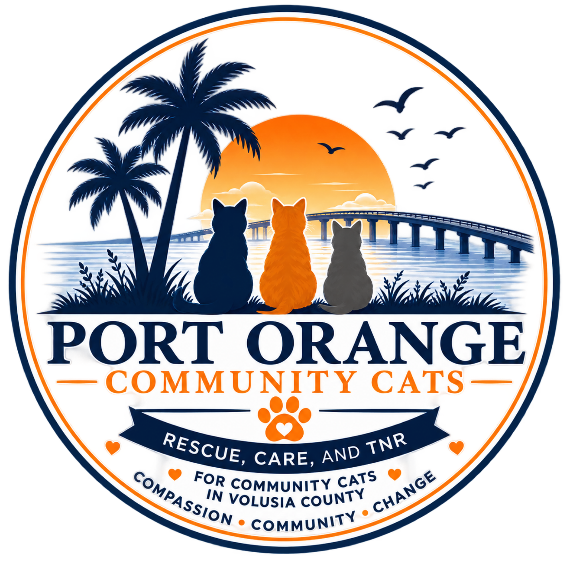 Port Orange Community Cats logo
